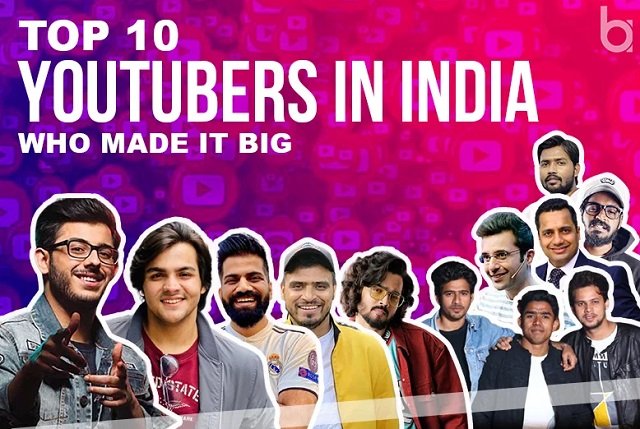 top 10 YouTubers in India: Detailed overview